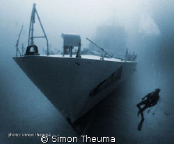 Silent Running - P29 wreck Cirkewwa Malta.  by Simon Theuma 